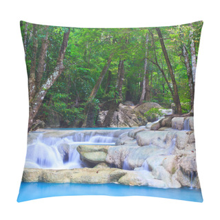 Personality  Waterfall And Stream In The Forest  Pillow Covers