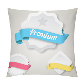 Personality  Set Of Empty Badges Pillow Covers