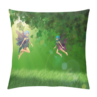 Personality  Forest Fairies Pillow Covers