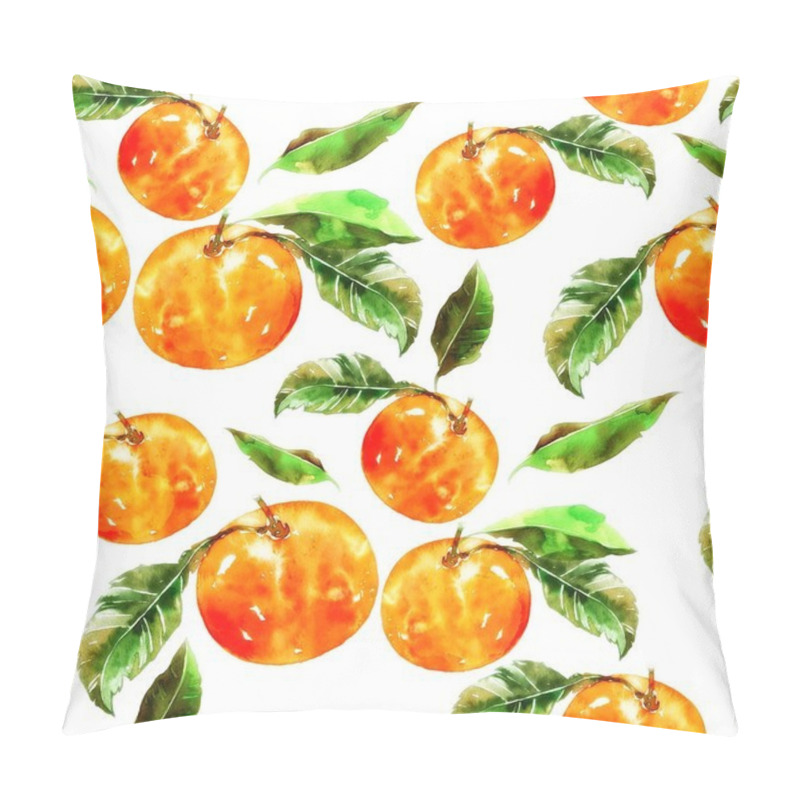 Personality  mandarin tree repeat seamless pattern.  pillow covers