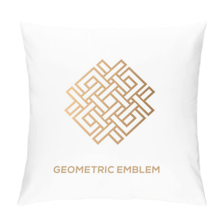 Personality  Geometric Emblem Template Pillow Covers