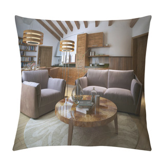 Personality  Living Room In A Modern Style Pillow Covers