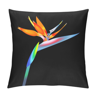 Personality  Bird Of Paradise Flower Pillow Covers