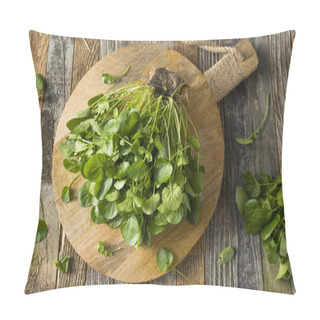 Personality  Raw Green Organic Living Water Cress Pillow Covers