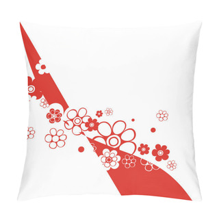 Personality  Creative Monochrome Flower Background Pillow Covers