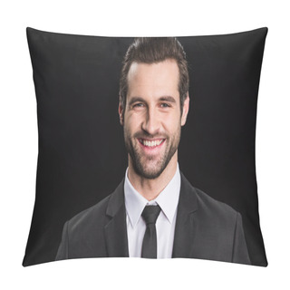 Personality  Young Handsome Businessman Pillow Covers