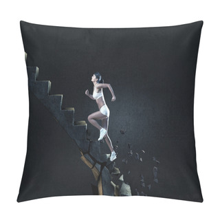Personality  Sports Woman Overcoming Challenges Pillow Covers