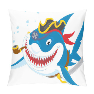 Personality  Shark Pirate Pillow Covers