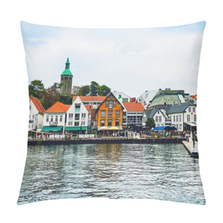 Personality  Stavanger, Norway City Center View Pillow Covers
