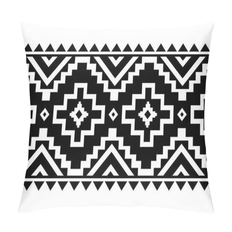 Personality  Aztec Style Vector Ornament.  Pillow Covers