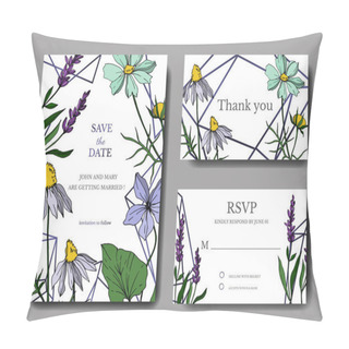 Personality  Vector Wildflower Floral Botanical Flowers. Engraved Ink Art. Wedding Background Card Floral Decorative Border. Pillow Covers