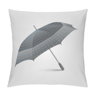 Personality  Vector Illustration Of A Umbrella. Pillow Covers