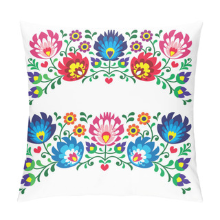 Personality  Polish Floral Folk Embroidery Patterns For Card Pillow Covers
