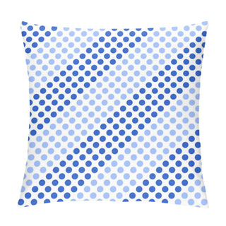 Personality  Seamless Diagonal Geometric Pattern With Polka Dots.  Pillow Covers