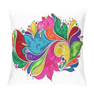 Personality  Colored Floral Background Pillow Covers