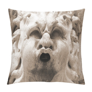 Personality  Street Statue In Croatian Town Dubrovnik Pillow Covers