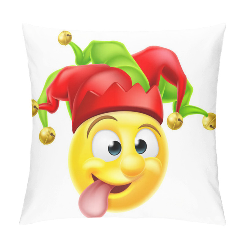 Personality  Court Jester Emoji Emoticon pillow covers