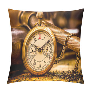 Personality  Antique Pocket Watch. Pillow Covers