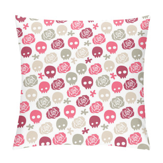 Personality  Skull Seamless Pattern Pillow Covers