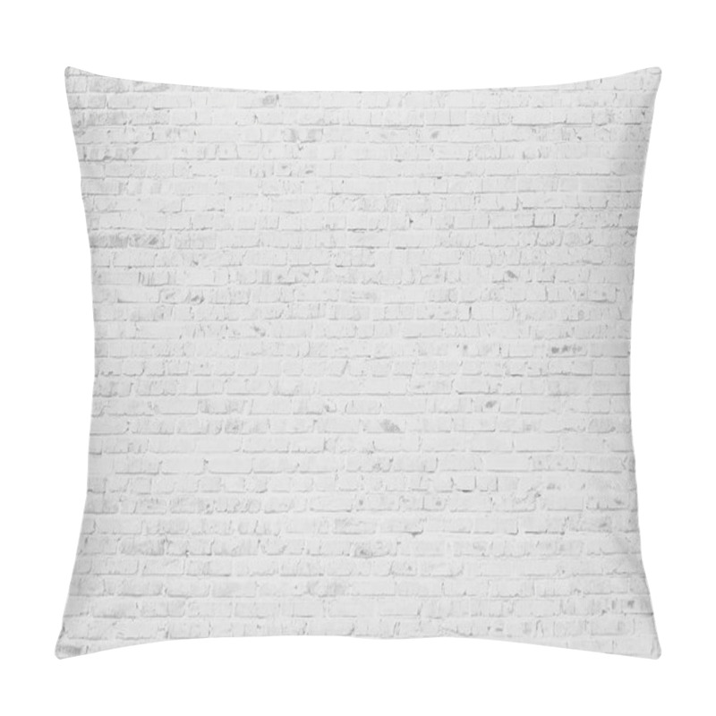 Personality  White grunge brick wall background pillow covers