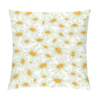 Personality  Camomile Seamless Pattern Pillow Covers