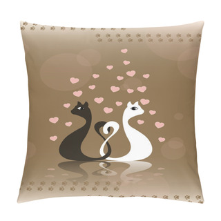 Personality  Cats Card Pillow Covers