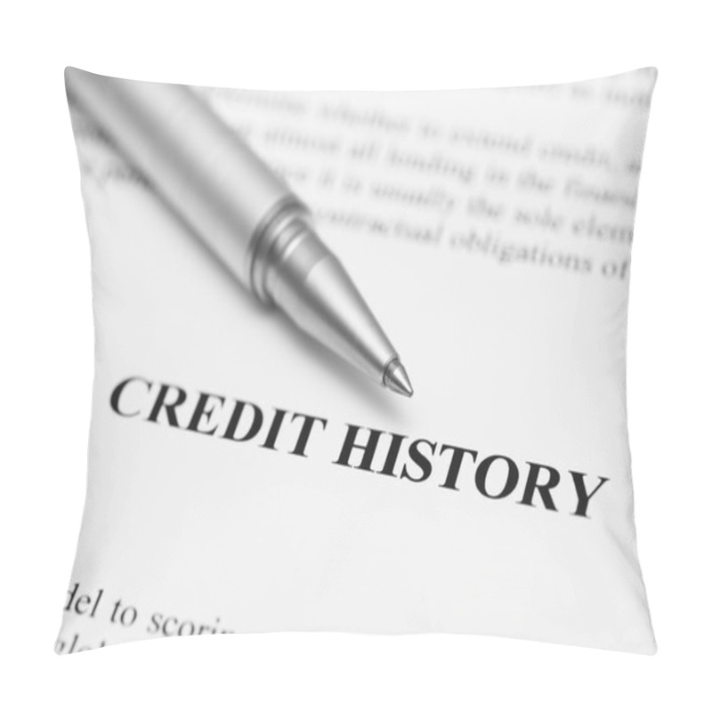 Personality  Credit History pillow covers