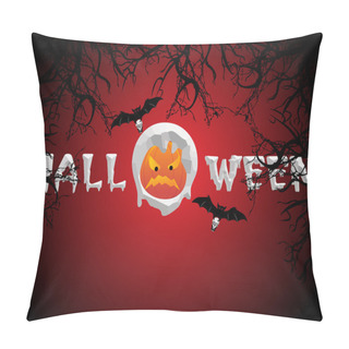 Personality  Spooky Composition Illustration Pillow Covers