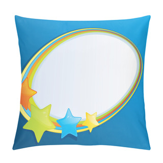 Personality  Bubble Speech With Stars Pillow Covers