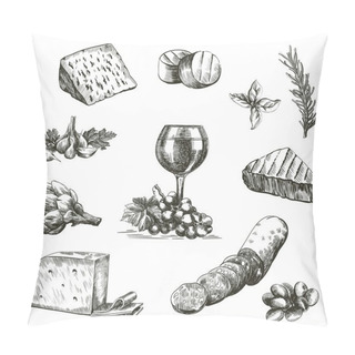 Personality  Natural Products Sketches Pillow Covers
