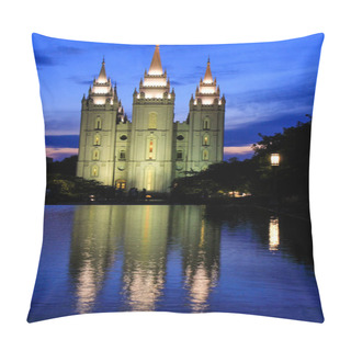 Personality  Temple Of The Church Of Jesus Christ Of Latter-day Saints Reflec Pillow Covers