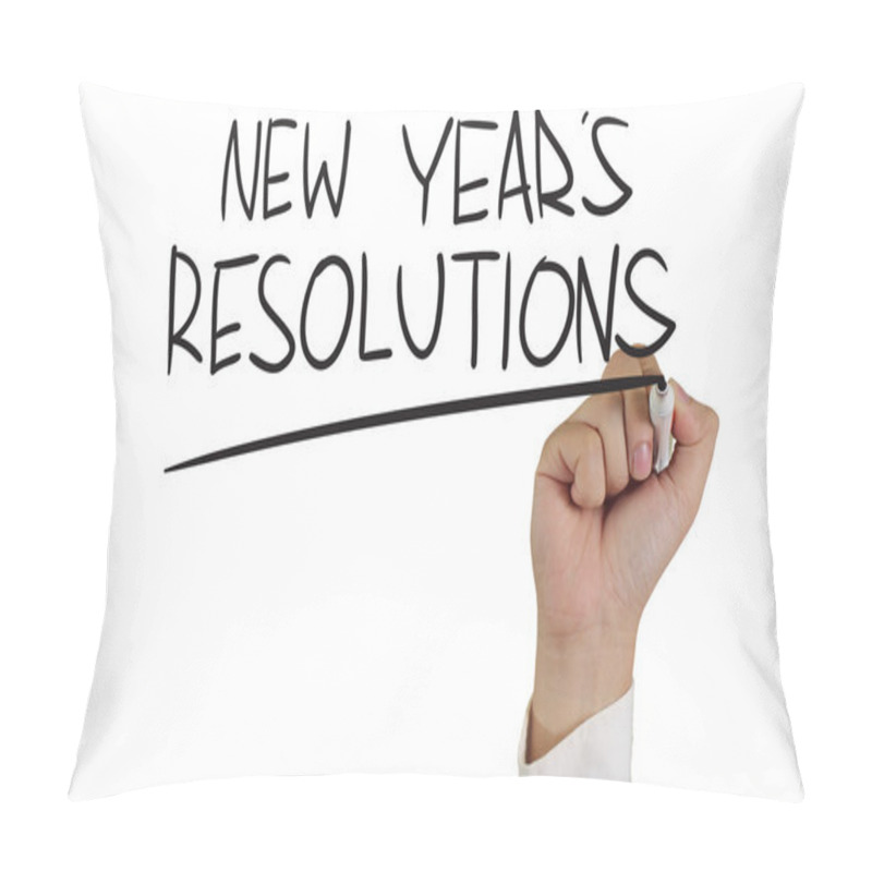 Personality  New Year's Resolution pillow covers