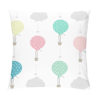 Personality  Balloon And Clouds Baby Pattern, Wallpaper Pillow Covers