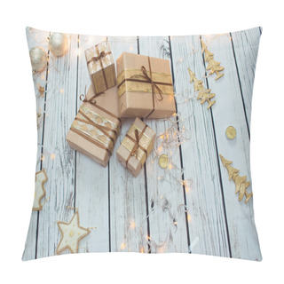 Personality  Christmas Presents Boxes Pillow Covers