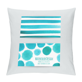 Personality  Business Card Template. Pillow Covers