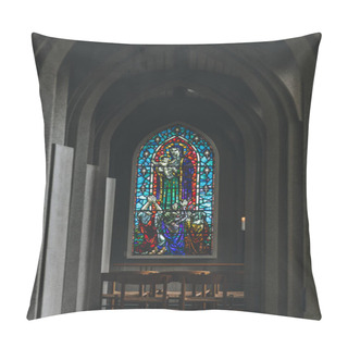 Personality  Stained Glass Window Pillow Covers