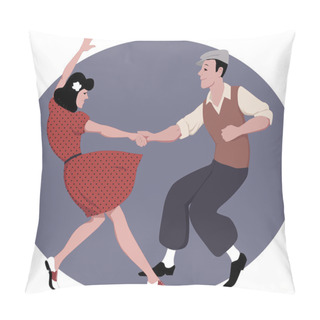 Personality  Lindy Hop Dancing Pillow Covers