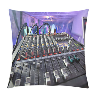 Personality  Music Mixer At Disco In A Nightclub Pillow Covers