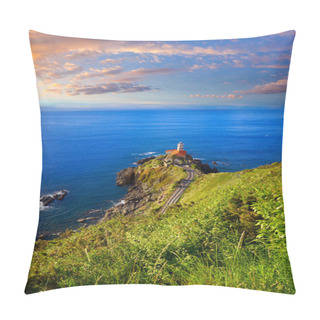 Personality  Cudillero Village In Asturias From Spain Pillow Covers