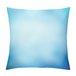 Personality  Simple Gradient Blue Background Pillow Covers