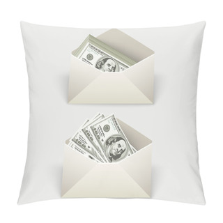 Personality  Money In An Envelope Pillow Covers