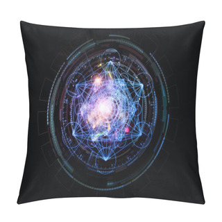 Personality  Visualization Of Sacred Geometry Pillow Covers