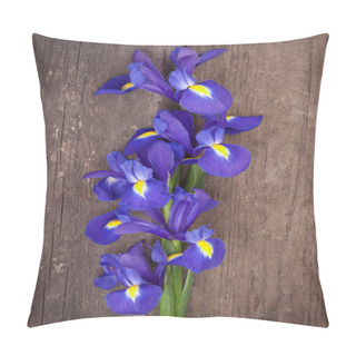 Personality  Iris Flowers Pillow Covers