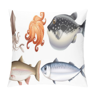 Personality  Seafood Pillow Covers