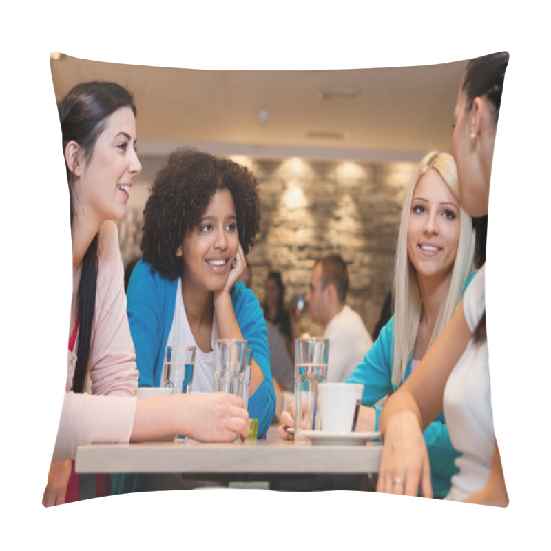 Personality  Women On Coffee Break Pillow Covers