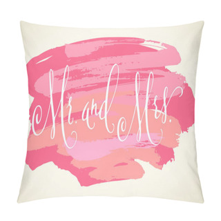 Personality  Wedding Modern Calligraphy Pillow Covers