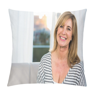 Personality  Happy Woman Smiling Pillow Covers