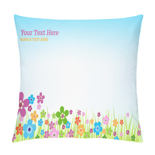Personality  Spring Background Pillow Covers