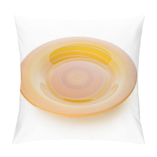 Personality  Orange Plate Isolated Pillow Covers