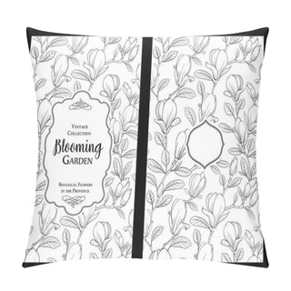 Personality  Invitation Card With Flowers. Pillow Covers